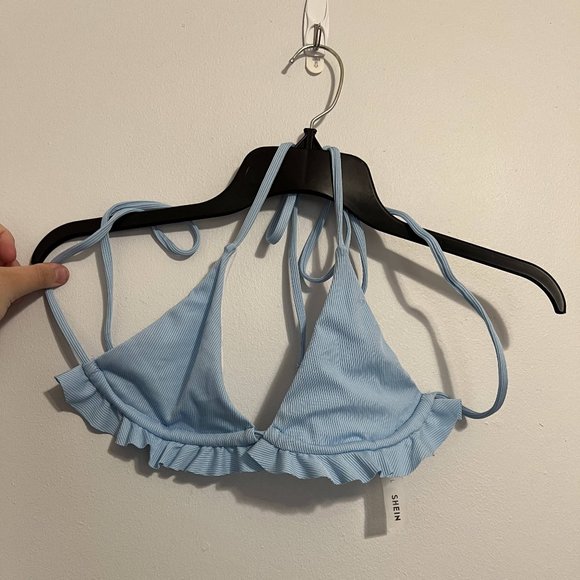 Black and Blue Bathing Suit Tops (2) - Picture 2 of 2